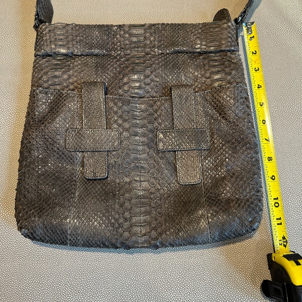Genuine Python Crossbody By Byron Ny - image 7